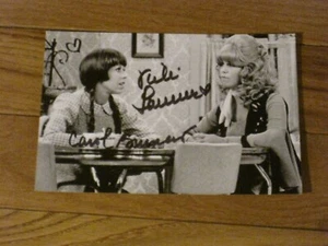 VICKI LAWRENCE + CAROL BURNETT Signed 4x6 Photo MAMA'S FAMILY AUTOGRAPH 1 - Picture 1 of 1