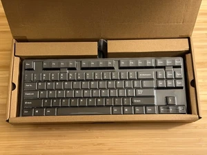 iKBC C87 v2 Mechanical Keyboard Cherry MX Blue 87-Key, PBT Caps, Black - NEW - Picture 1 of 5