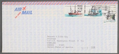 MayfairStamps Australia Territorio Antártico 1984 barco combo a Portland O Air M Foto 1 de 2