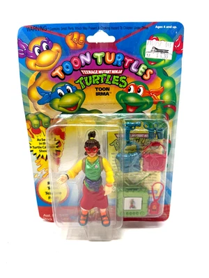 Playmates 1992 TMNT Ninja Turtles Toon Turtles Irma SEALED Figure - Image 1 of 4
