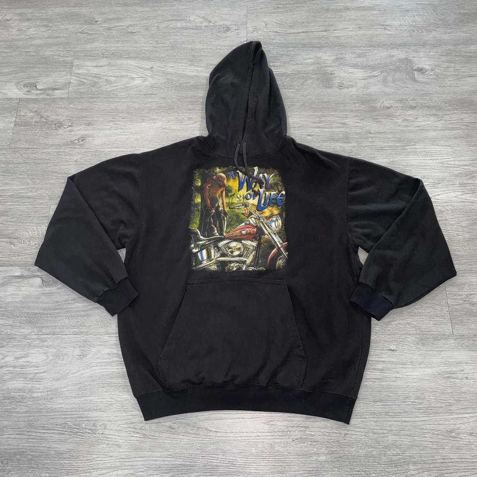 Sudadera con Capucha Y2K Orange County Choppers Talla Adulto XXL Pullover Sudadera OCC Foto 1 de 4