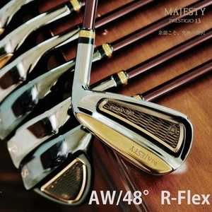 MAJESTY PRESTIGIO 13 Iron Wedge Gold AW 48° LV760 Graphite R-Flex Golf Japan NEW - Picture 1 of 14
