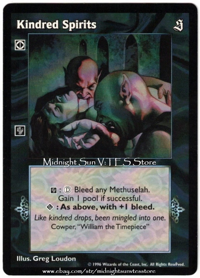 Kindred Spirits The Sabbat V:TES VTES Vampire CCG - Image 1 of 1