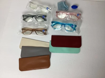 Ladies Reading Glasses 5 Pack Fashion Readers Eyeglasses Assorted New 2.0 - Image 1 of 4