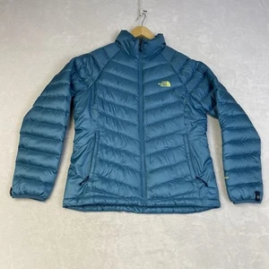 Women’s The North Face Flare Down 550 RTO Puffer Jacket Teal Size Large - Picture 1 of 12