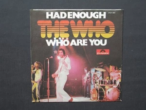 [German Single] The Who Who Are You/ Had Enough (Polydor/2121 361) The Who Who A - Picture 1 of 10