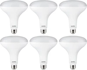 LED BR40 Reflector Light 12W 85W 120V 1150LM, E26 Dimmable ETL Listed, 6PK 5000K - Picture 1 of 2