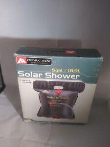 OZARK TRAIL 5 GAL. SOLAR SHOWER Backpacking Camping Outdoors..New