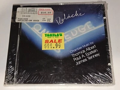 *NEW/SEALED* Relache: On Edge CD Chamber Works by Epstein, Albert, and Tenney - Image 1 of 4