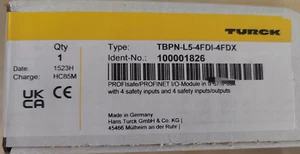 Nuevo módulo de E/S Ethernet Turck TBPN-L5-4FDI-4FDX TBPN-L5-4FDI-4FDX - Imagen 1 de 1