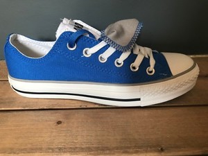 grey double tongue converse