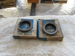 NORS PAIR VICTOR OIL SEALS 1960 - 67 CHEVY CHEVROLET GMC TRUCK FRONT WHEEL 46321 - Picture 1 of 1