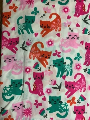 SCRUB TOP SIZES: XS, M, L, PURRFECT CAT ART NWT NURSE MEDICAL VET TECH CNA - Image 1 of 4