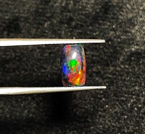 Natural Black Opal Cushion Cabochon Loose Gemstone 6*10 MM 1.30 CT - Picture 1 of 8
