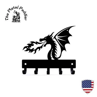 Dragon Head Key Holder – Fire-Breathing Fantasy Wall Hook | Made in USA - Image 1 of 4