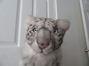 Hansa snow leopard 4355 plush sitting 16"