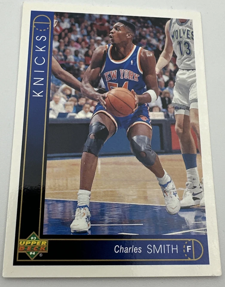 Чарльз Смит, «Нью-Йорк Никс», 1993-94 Upper Deck баскетбольная карточка #4 - Изображение 1 из 2