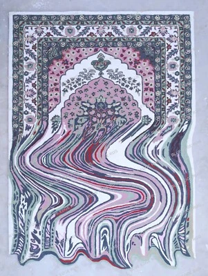 Melting White new generation Tufted Area Rug Woolen Carpet for Living Room, Bed. - Image 1 of 4