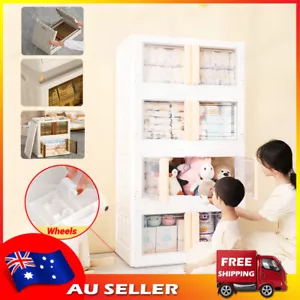 Heavyduty Storage Containers Cabinet Large Toy Organisers Stackable Box Wardrobe - Picture 1 of 21
