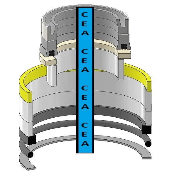 Kit de sello de cilindro de cucharón de almeja de elevación de 3 puntos G105548 se adapta a estuche 580B 580C 580F 680C Foto 1 de 1