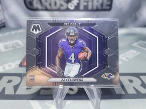 Zay Flowers NFL Debüt RC 2023 Panini Mosaik Fußball Raben Rookie - Bild 1 von 2