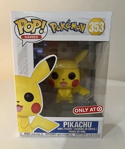 Funko Pop! Games Pokemon 353 Pikachu Target Exclusive Vinyl Figure New - Picture 1 of 5