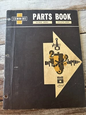 Cummins NH-250-B Service PARTS CATALOG Book Manual OEM Guide Shop Repair Engine - Image 1 of 4