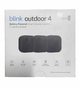 NEW Blink Outdoor 3-Pack Wireless Security Camera 4th Gen Weatherproof - Picture 1 of 9