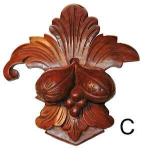 Part- c1870 Renaissance Victorian Carving, Crest, Walnut, choice three, 8-15"t - Picture 1 of 5