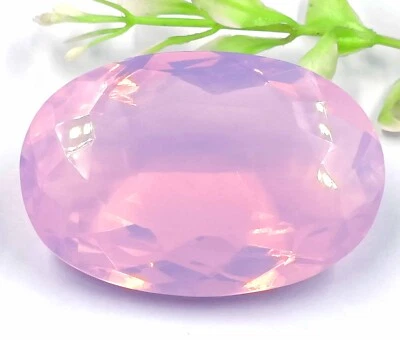 SPECTACULAR PINK OPAL 139 CT EGL CERTIFIED UNTREATED OVAL CUT LOOSE GEMSTONE - Image 1 of 4