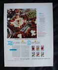 1955 Print ad 'LIN-CAN 'HARVEST TIME SPECIALS' MENU BY HELEN BURKE' 12" x  9"