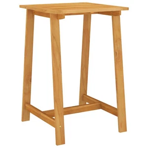 Tidyard Wooden Garden Bar Table Acacia Wood Counter Height Pub Table for S6F6 - Picture 1 of 6