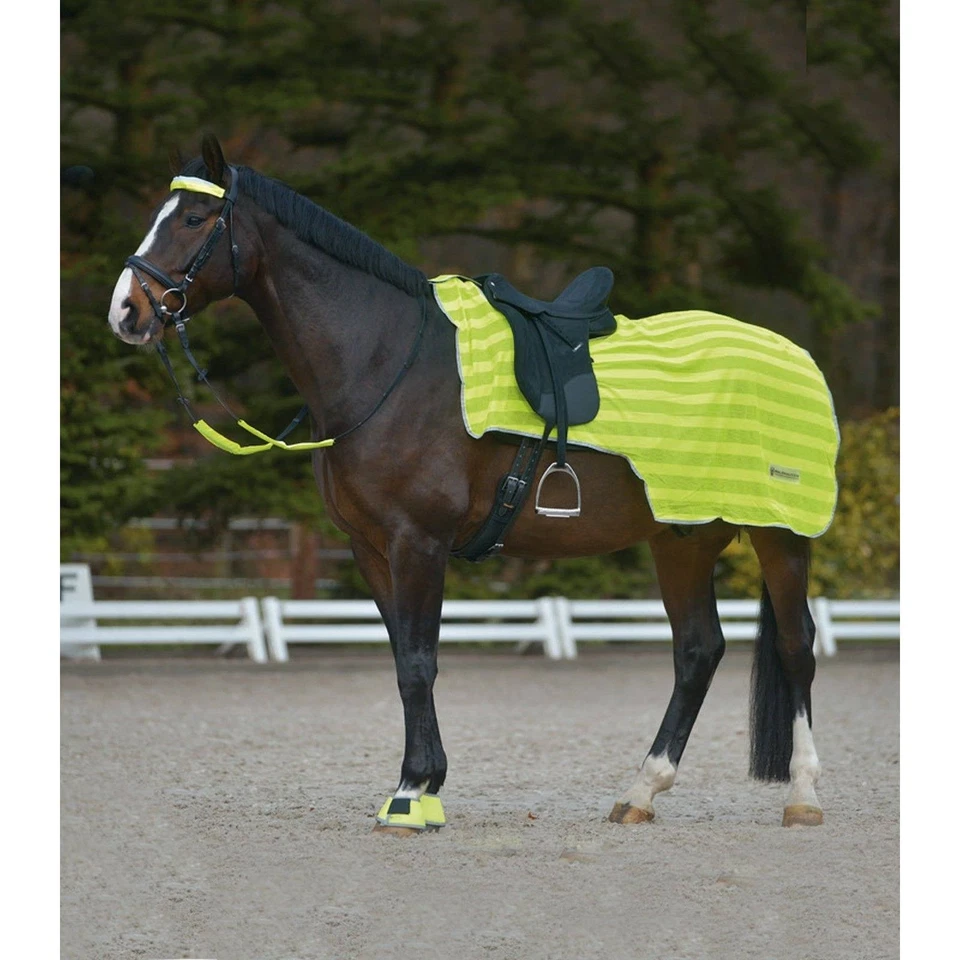 Waldhausen Reflex Hind Exercise Shee Hi Viz Quarter Sheet Saddle Gap Full/cob