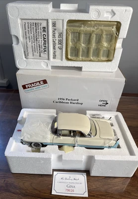 Danbury Mint 1:24 Scale 1956 Packard Caribbean Hardtop Sedan - New Box Diecast - Image 1 of 4