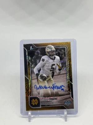 2025 Bowman Chrome U BOUBACAR TRAORE 1st Bowman Auto /50 (F195) - Image 1 of 4