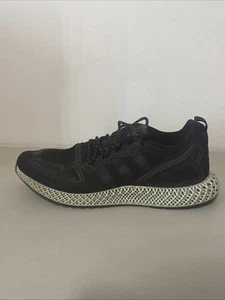 Adidas ZX 2K 4D Shoes Mens Size 12.5 FV9027 Black 3D Printed Runner Sneakers - Picture 1 of 8
