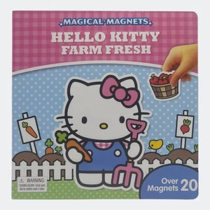 Hello Kitty: Farm Fresh [Magical Magnets] Hardcover Book w/ 22 Magnets - 2013 - Picture 1 of 24
