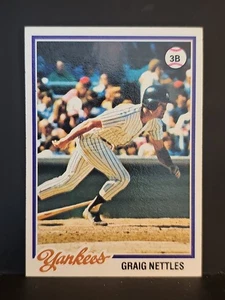1978 Topps #250 Graig Nettles YANKEES - Picture 1 of 2