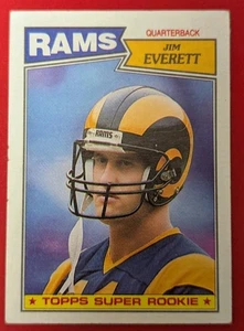 Jim Everett 1987 Topps RC Rookie #145 Los Angeles Rams - Bild 1 von 10
