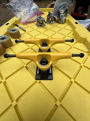 Yellow Dip Na-Kel Thunder Brand New Skateboard Trucks Set 149 8.5” - Image 1 of 4