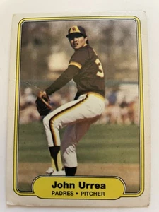 Fleer John Urrea 1982 #583 San Diego Padres - Foto 1 di 2