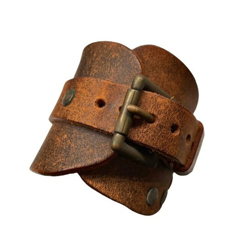 MAISON MARGIELA Braccialetto Maison Martin Margiela 10 S in pelle con borchie archivio usato0