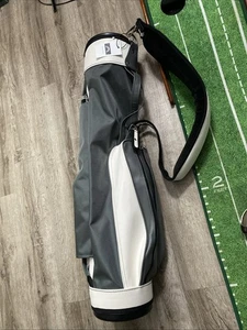 Jones Golf Company Original Carry Golf Bag Sunday White Gray - Picture 1 of 18