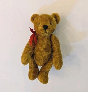 Vintage Artist Bears By Susan Jane Jointed Mohair Brown Bear Small Toy  - Picture 1 of 6