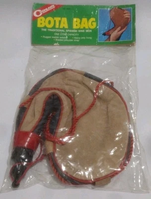 Традиционная сумка Coghlan's Bota, 1 литр, коричневое кожаное испанское вино - Изображение 1 из 3