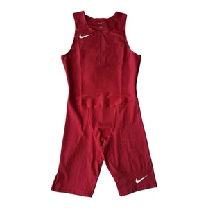 Nike Pro Elite Team Track & Field Speedsuit Red White Men Size Medium - Picture 1 of 10