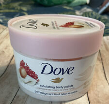 Dove Exfoliating Body Polish Pomegranate Seeds & Shea Butter Skincare, 10.5 Oz.