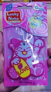 Papel Aire Acondicionado DIARIO FRESCO Lucky Neko Aroma Rosa/Azul Gato Adornado Coche 4 Piezas - Imagen 1 de 8