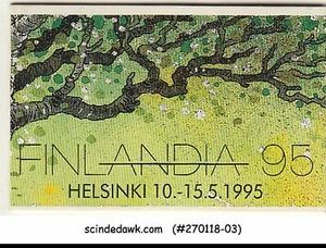 FINLAND - 1995 FINLANDIA 95 / BIRDS OWL - STAMPBOOKLET - (3 STAMPS MNH) - Foto 1 di 2