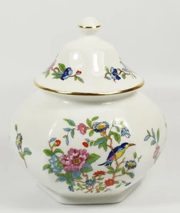 Bellissimo barattolo bon bon grande Aynsley Pembroke con coperchio - Foto 1 di 3